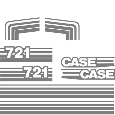 Aftermarket Decal Set Fits Case Wheel Loader 721 CASE721DECALSET